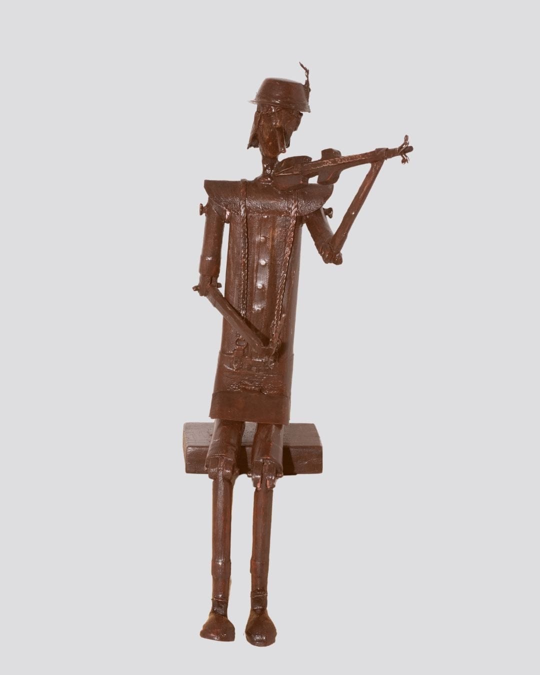 Escultura Pinóquio em Metal