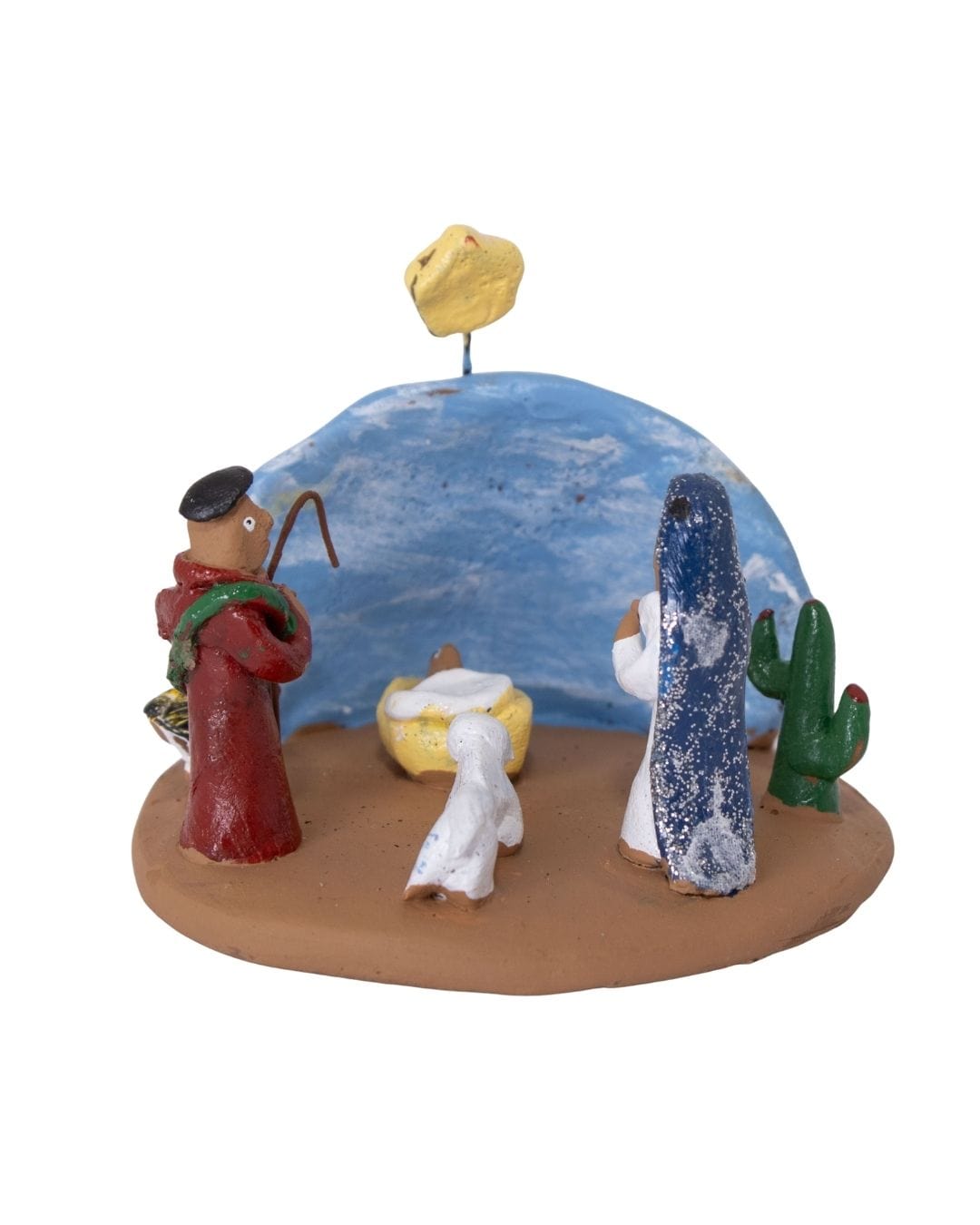 Escultura Presépio Colorido