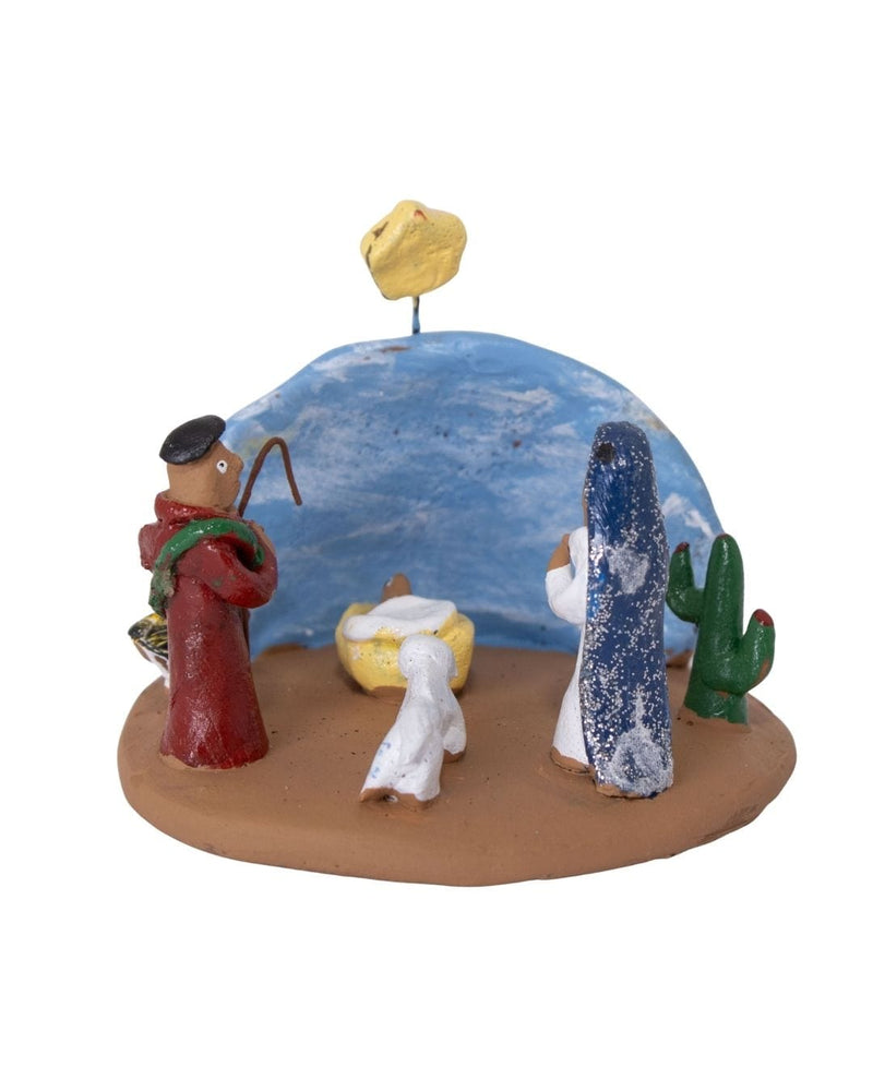 Escultura Presépio Colorido