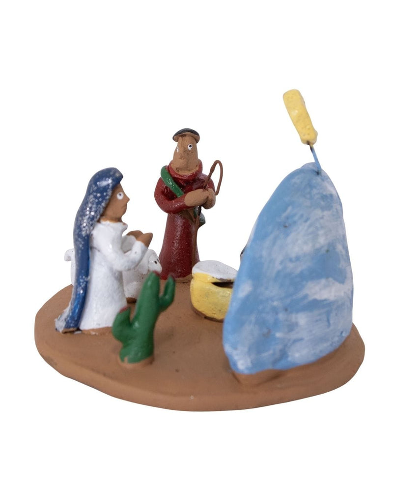 Escultura Presépio Colorido