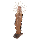 Escultura Santinha Talhada na Madeira 01