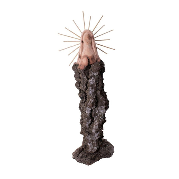 Escultura Santinha Talhada na Madeira 01