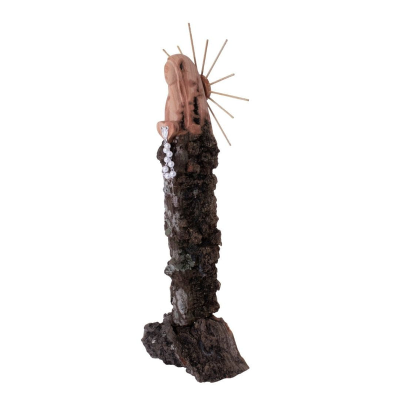 Escultura Santinha Talhada na Madeira 04