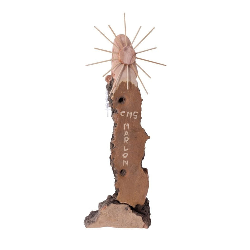 Escultura Santinha Talhada na Madeira 04