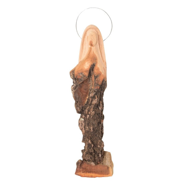 Escultura Santinha Talhada na Madeira CMS