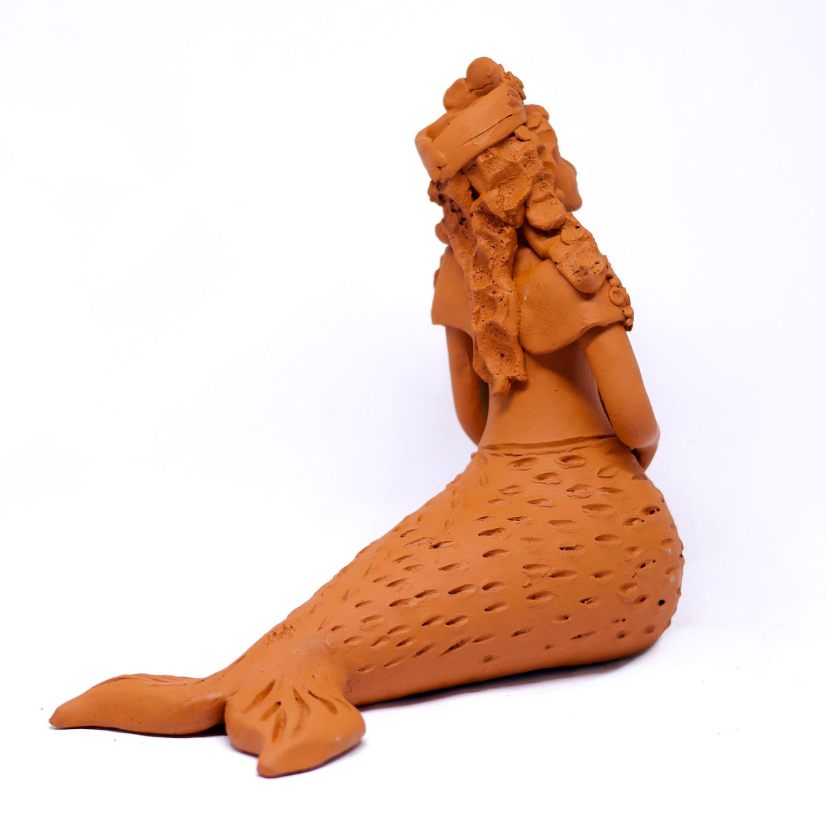 Escultura Sereia em Cerâmica
