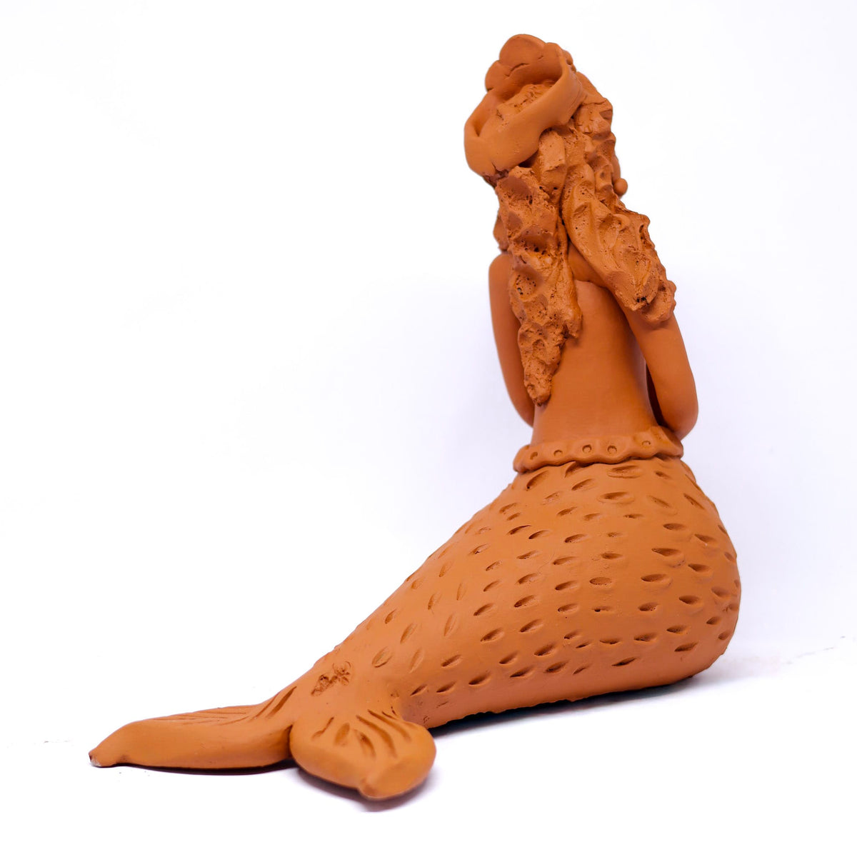 Escultura Sereia em Cerâmica