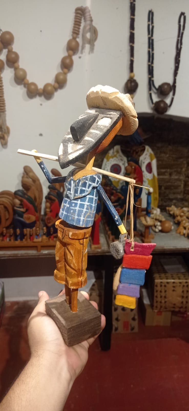 Escultura Vendedor de Picolé