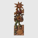 Figura Fruteiro Entalhado na Madeira