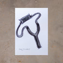 Gravura Estilingue - 30 X 21 cm