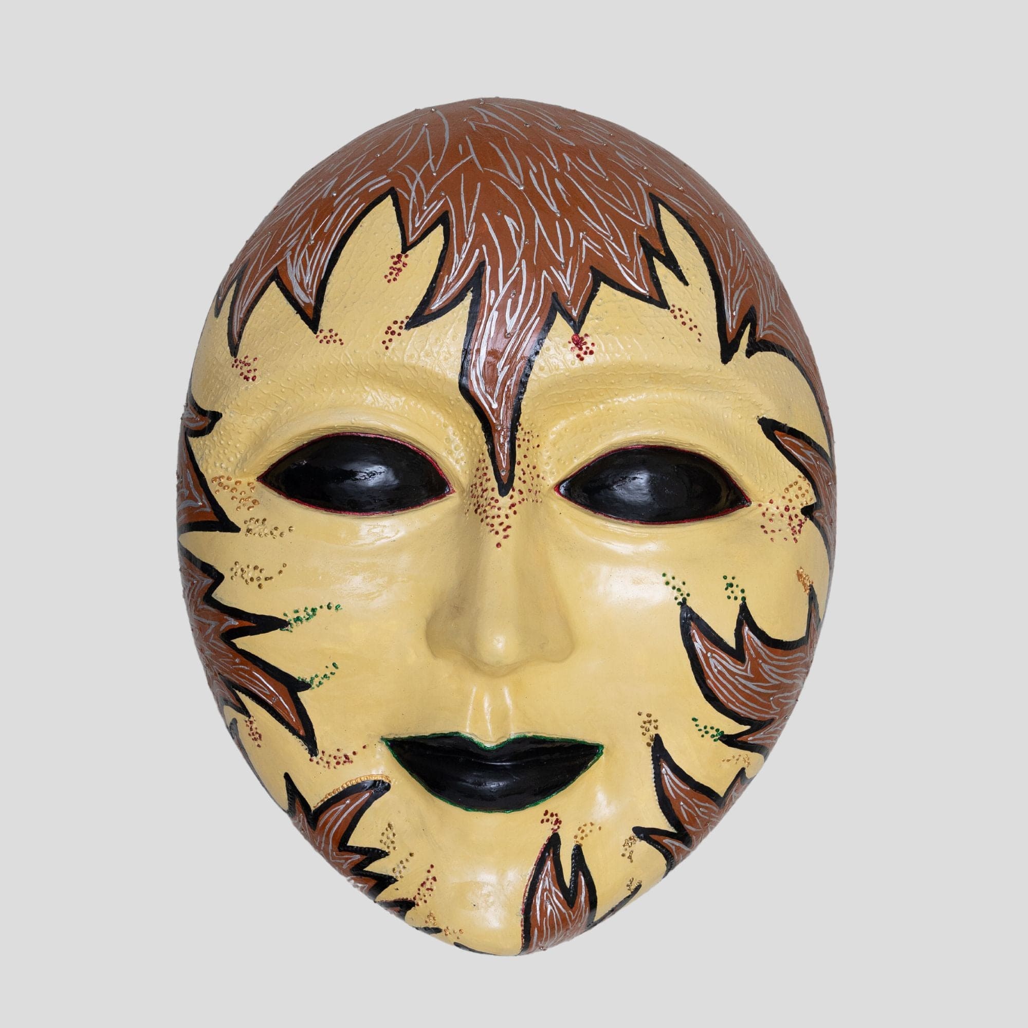 Máscara de Carnaval em Resina de Poliéster