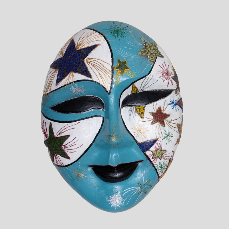 Máscara de Carnaval em Resina de Poliéster