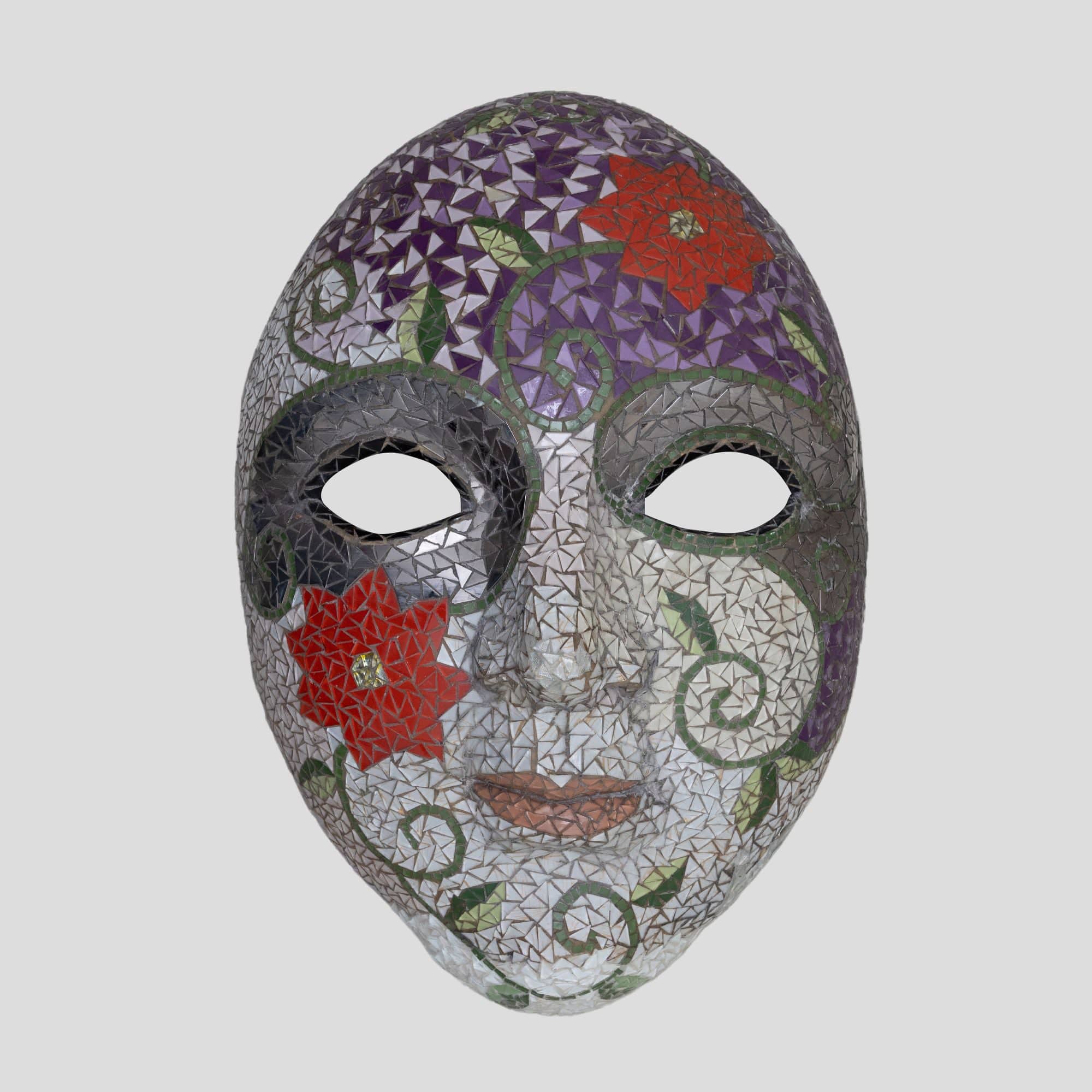 Máscara de Carnaval em Resina de Poliéster