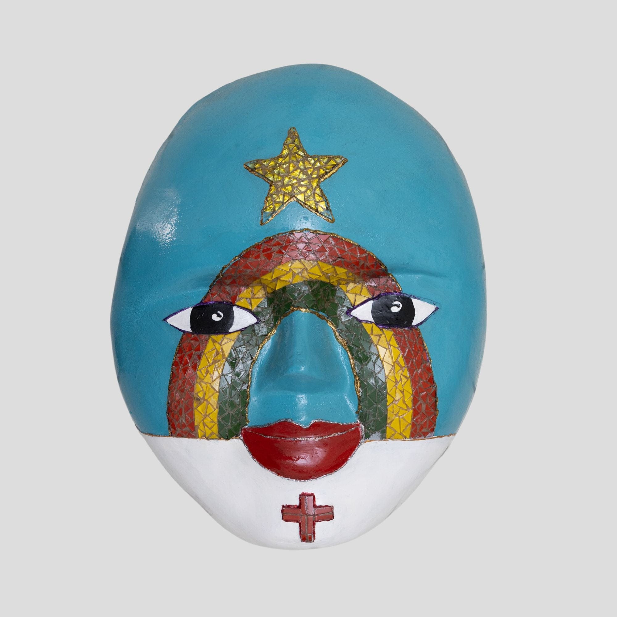 Máscara de Carnaval em Resina de Poliéster