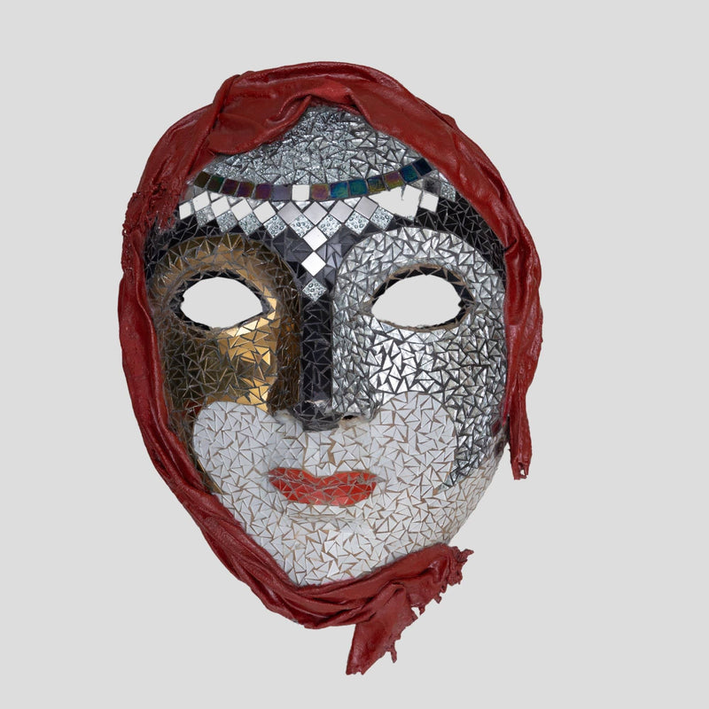 Máscara de Carnaval em Resina de Poliéster