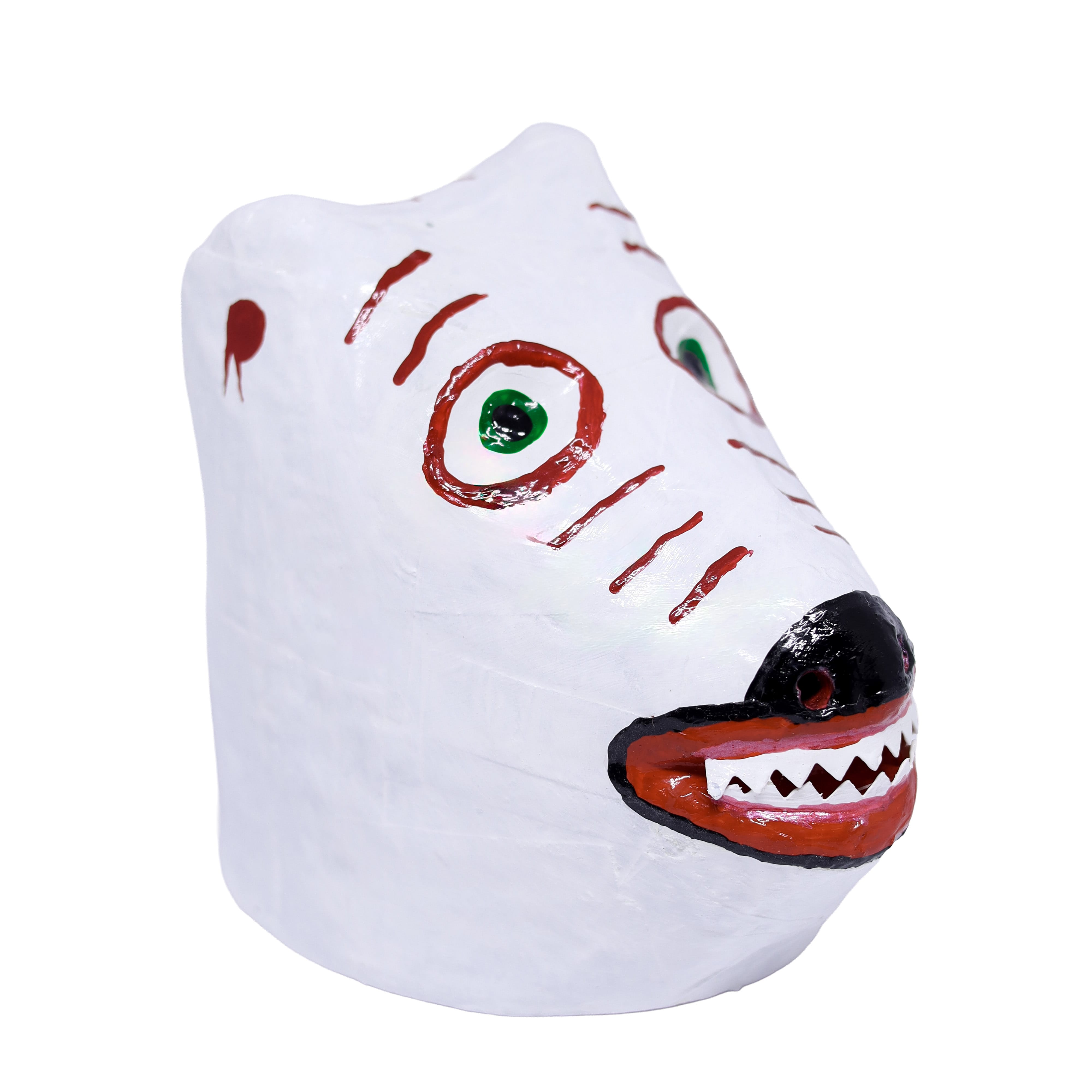 Mini La Ursa Papel Machê Branca 01