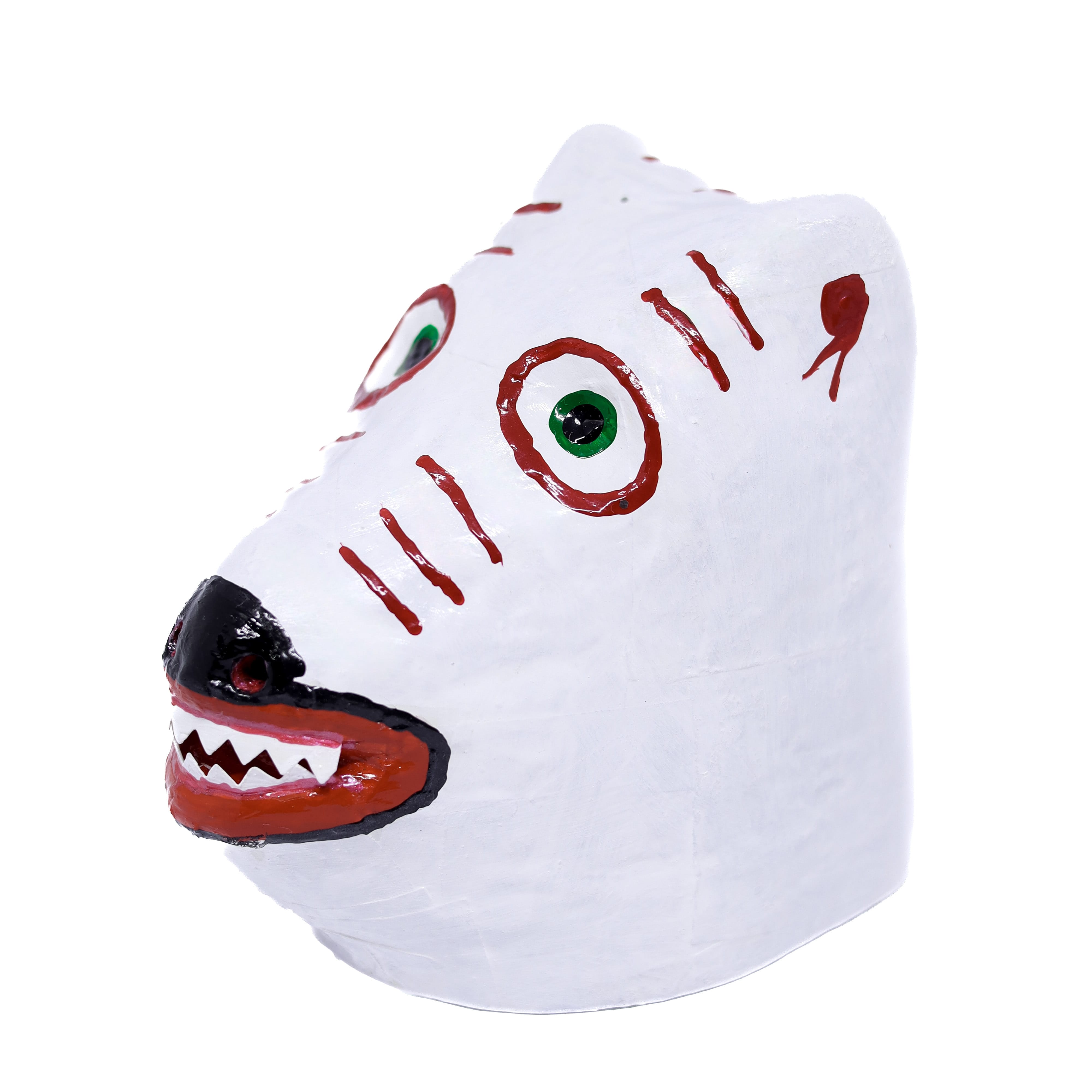 Mini La Ursa Papel Machê Branca 01
