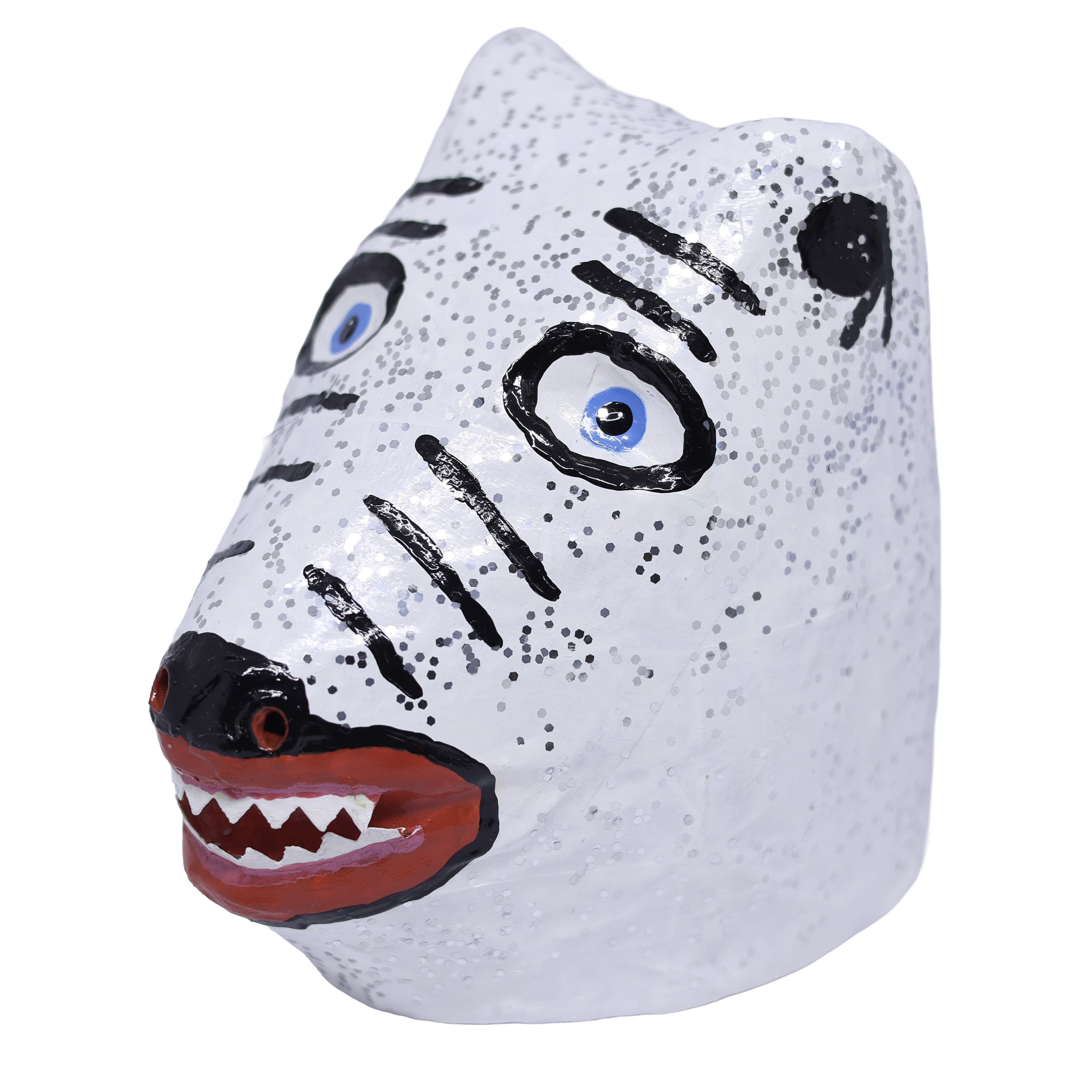 Mini La Ursa Papel Machê Branca 04