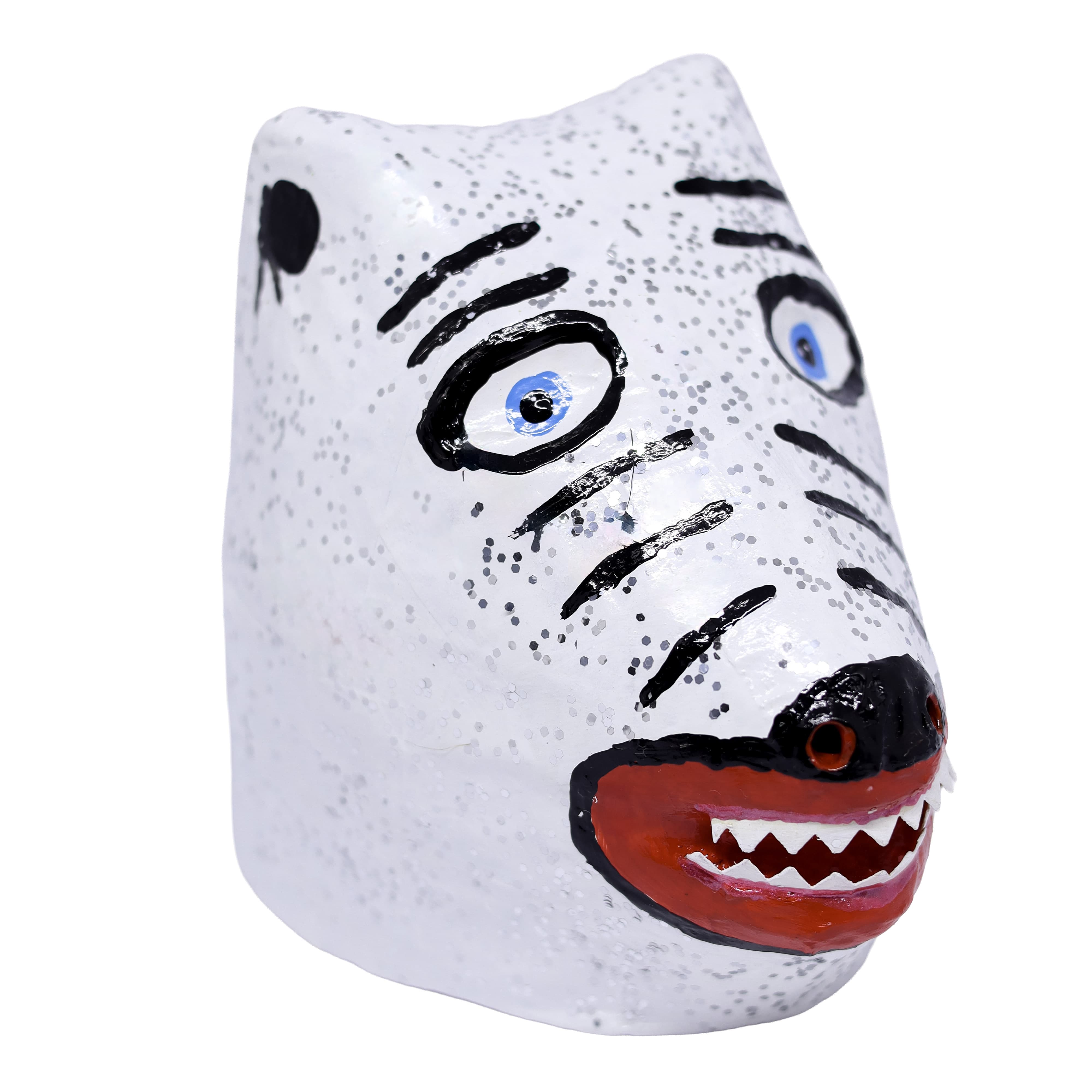 Mini La Ursa Papel Machê Branca 04