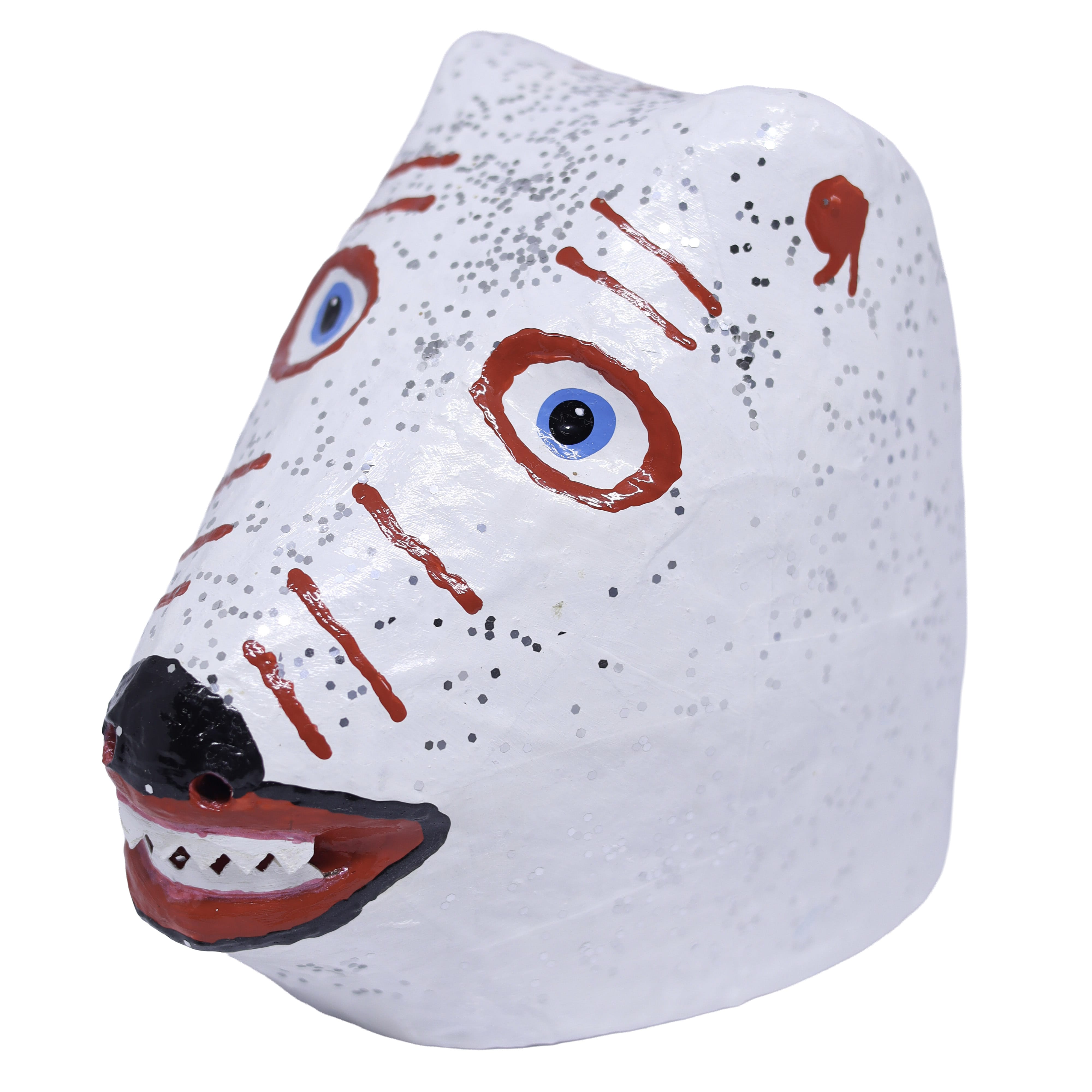 Mini La Ursa Papel Machê Branca 05
