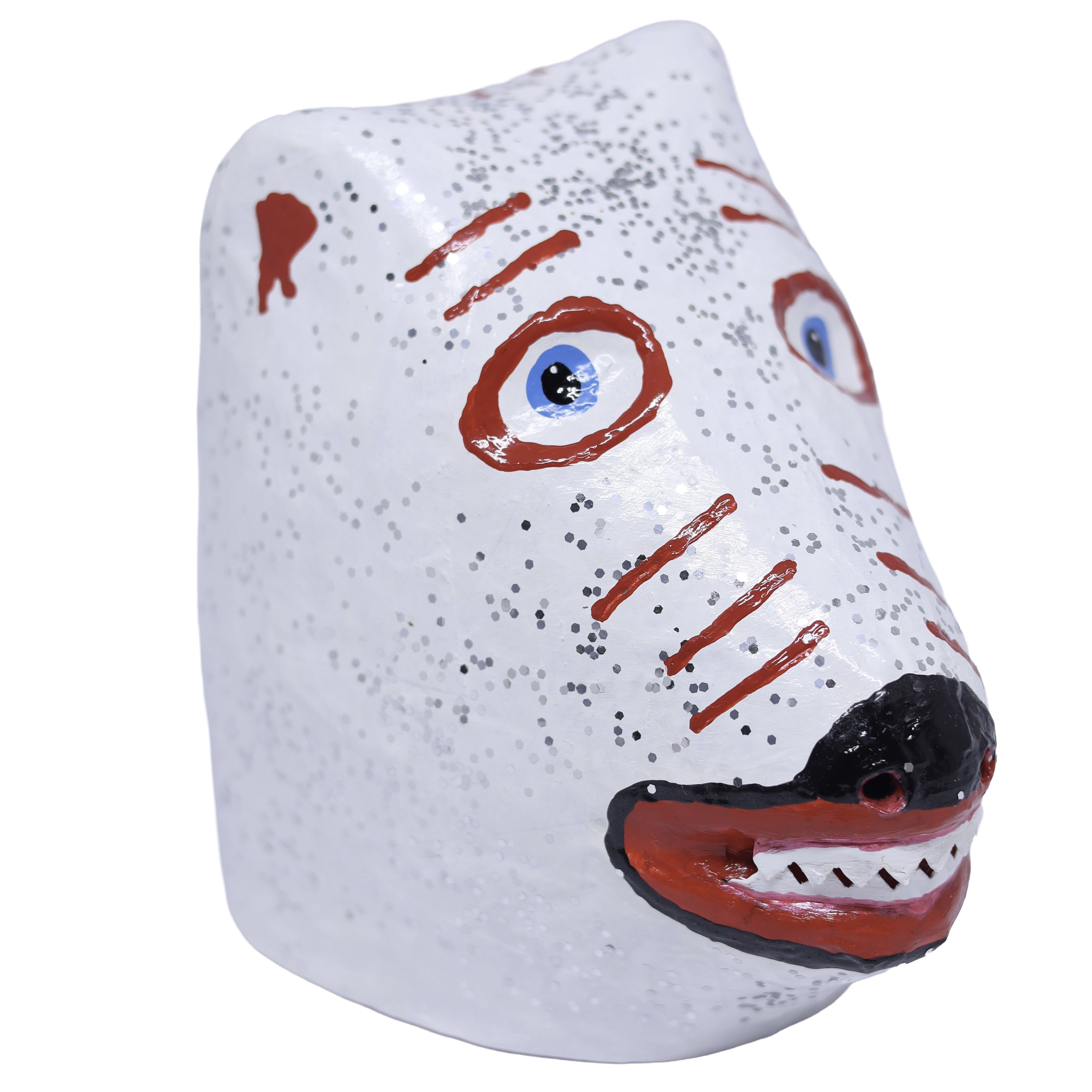 Mini La Ursa Papel Machê Branca 05