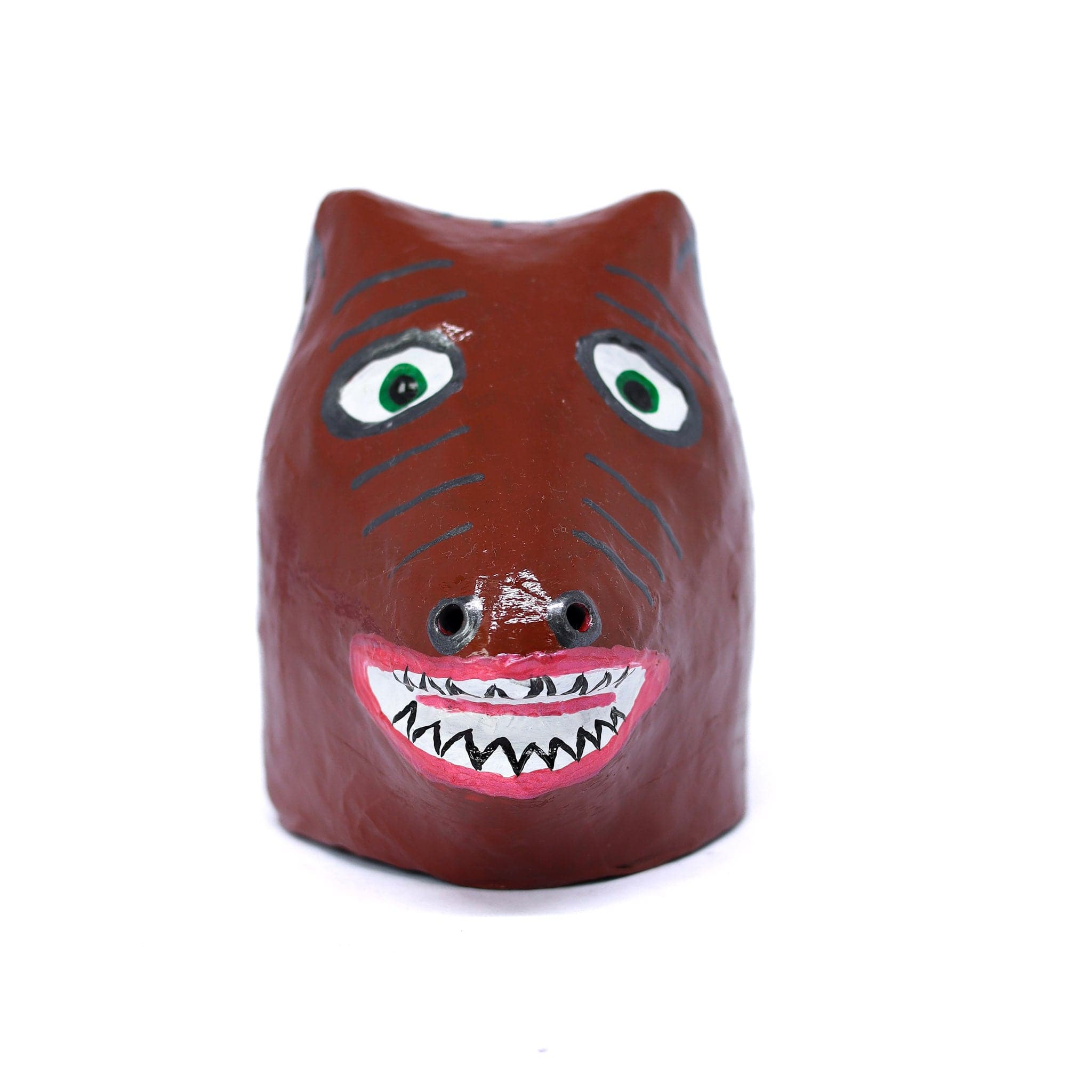 Mini La Ursa Papel Machê Marrom