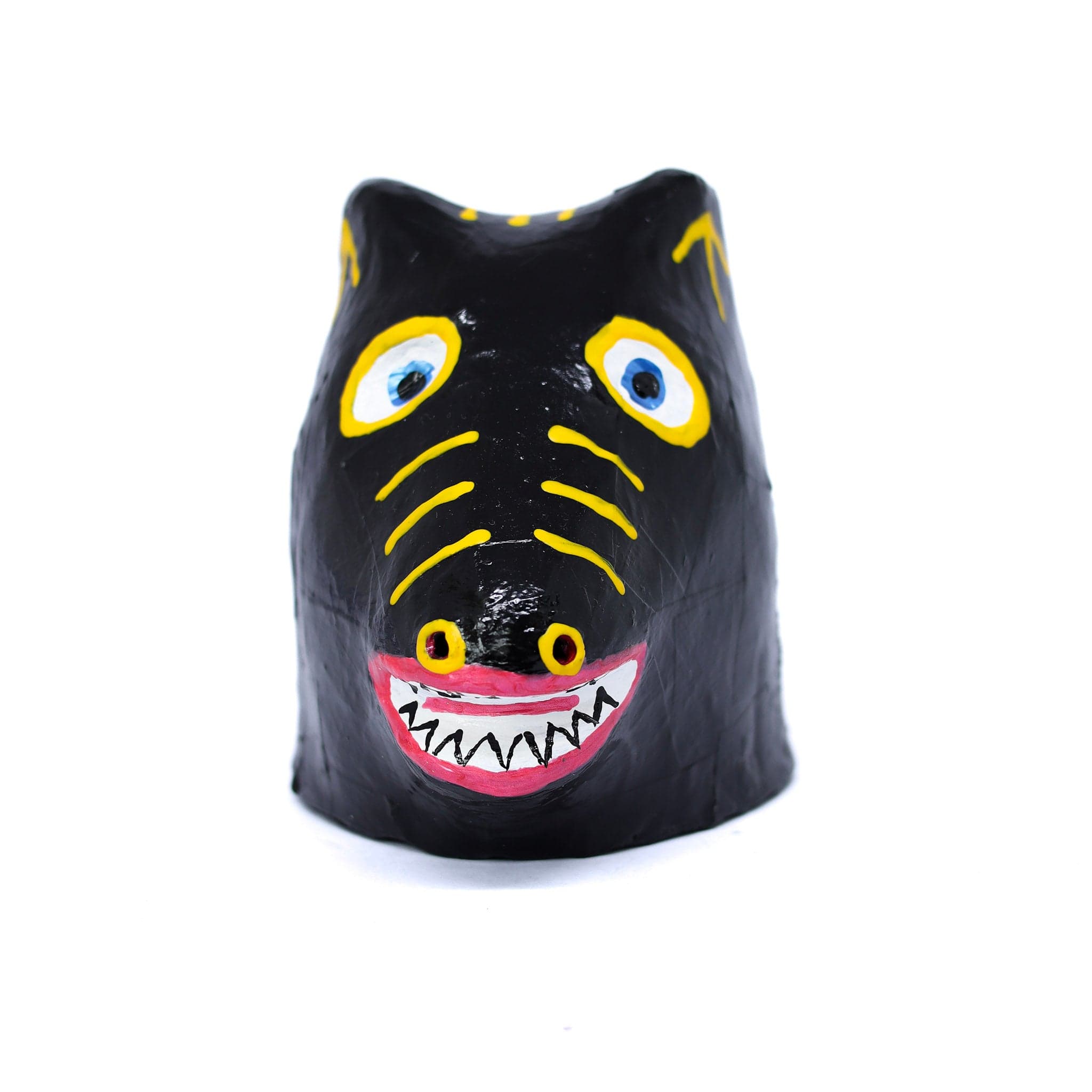 Mini La Ursa Papel Machê Preta 01