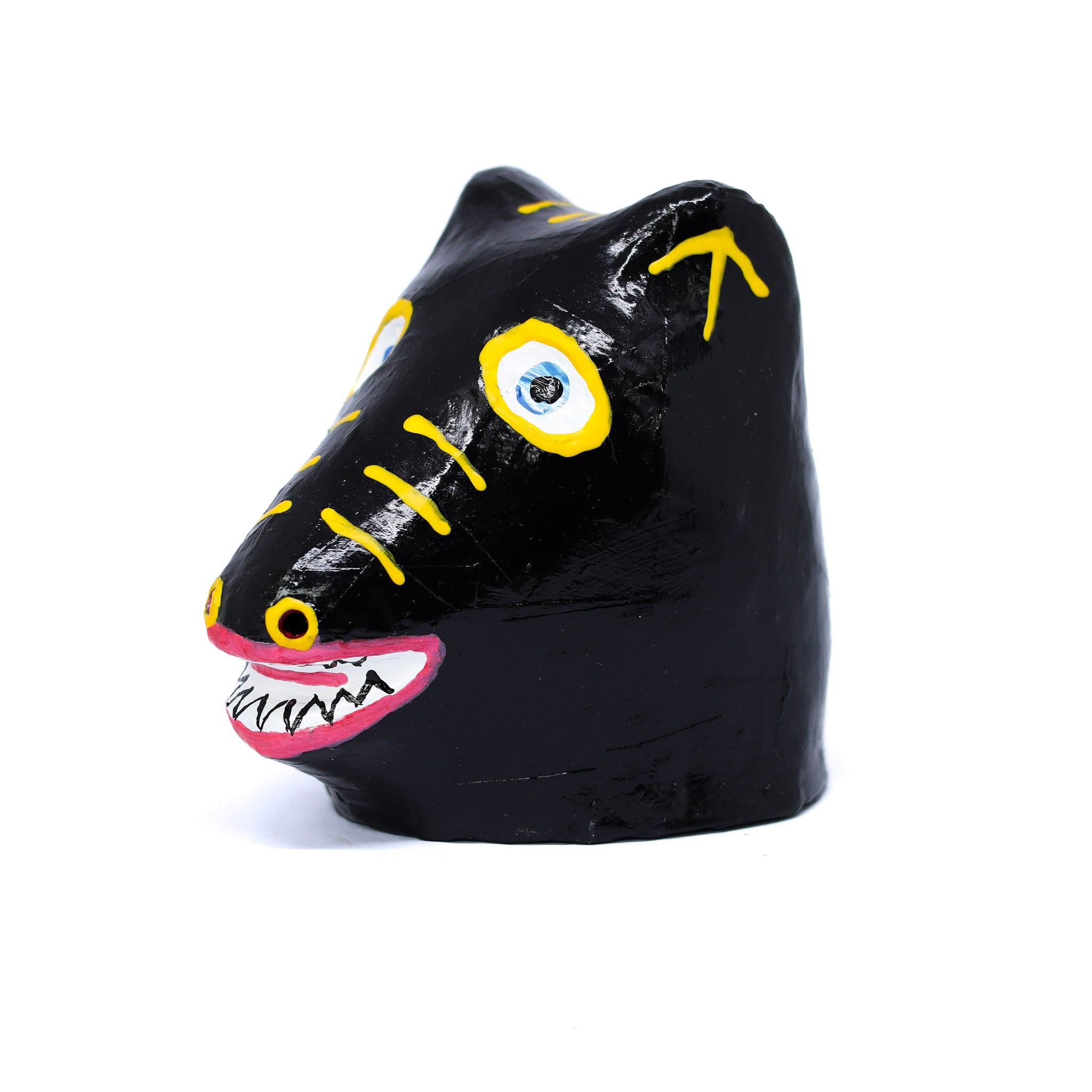 Mini La Ursa Papel Machê Preta 01