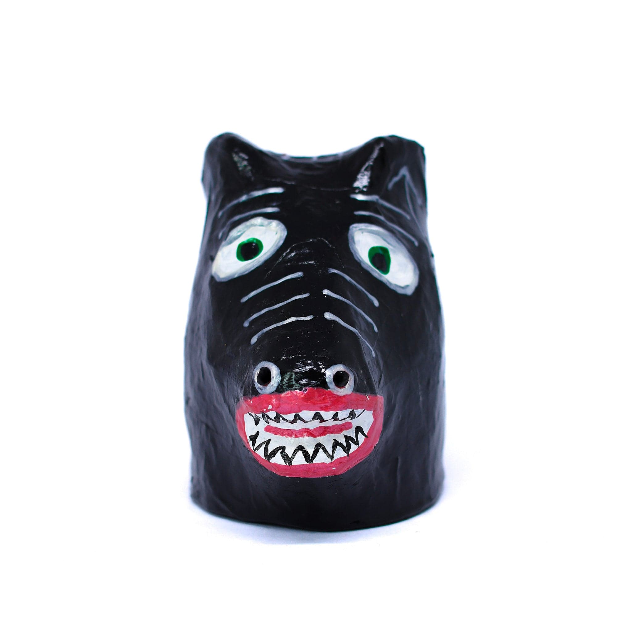 Mini La Ursa Papel Machê Preta 02