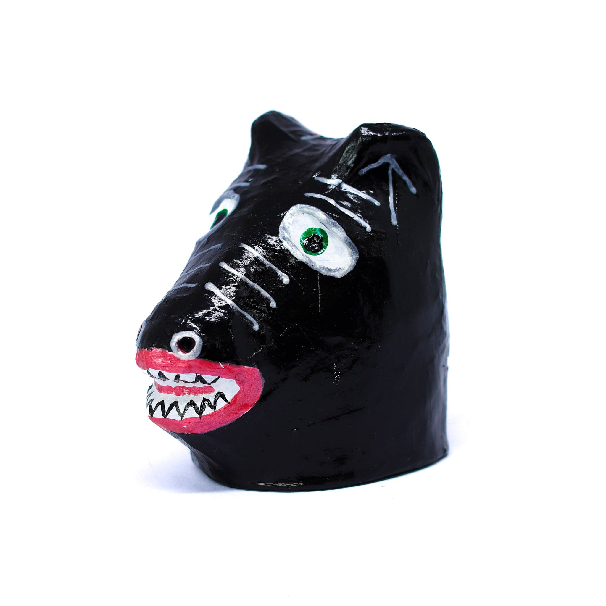 Mini La Ursa Papel Machê Preta 02