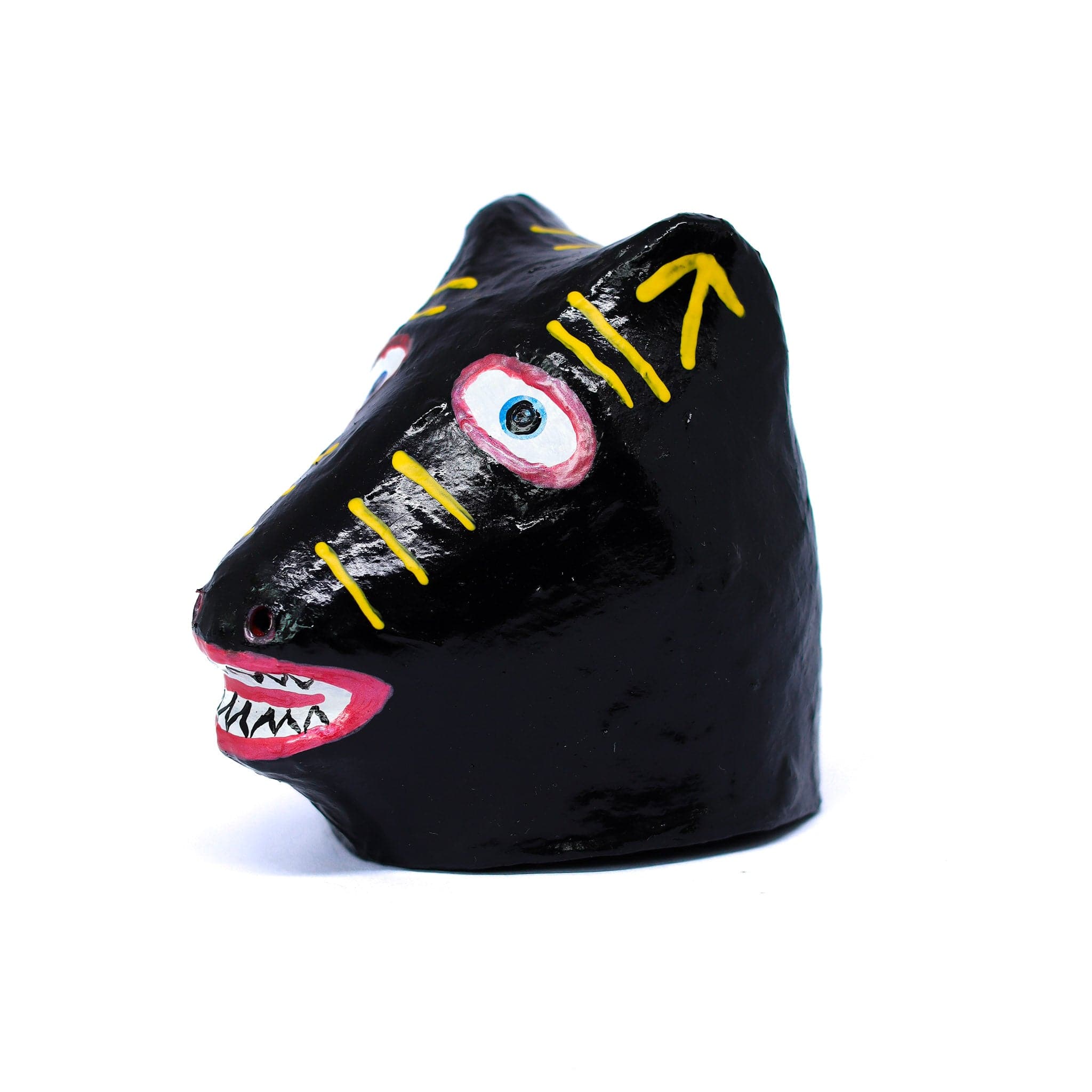 Mini La Ursa Papel Machê Preta 03