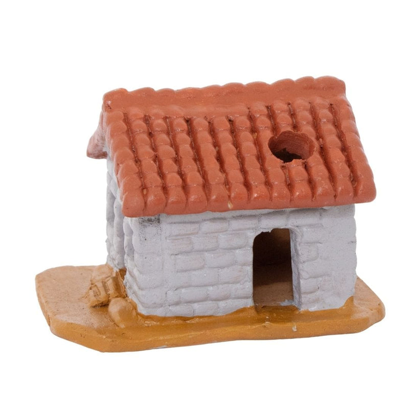 Miniatura Casinha em Barro Cinza