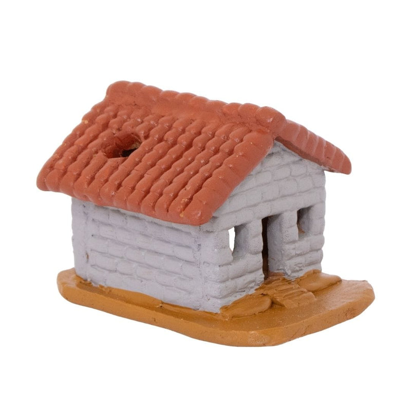 Miniatura Casinha em Barro Cinza