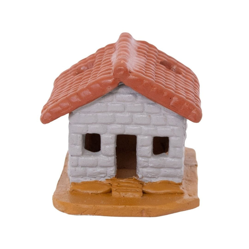 Miniatura Casinha em Barro Cinza