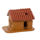 Miniatura Casinha em Barro Marrom