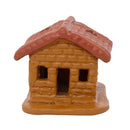 Miniatura Casinha em Barro Marrom