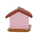 Miniatura Casinha em Barro Rosa