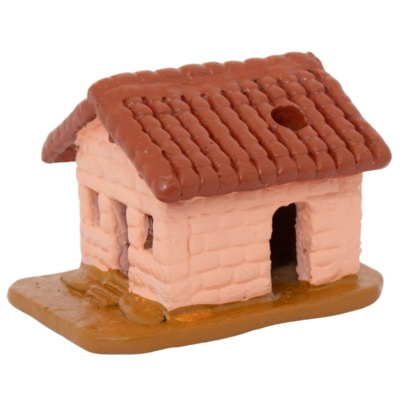 Miniatura Casinha em Barro Salmão