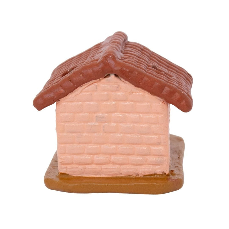 Miniatura Casinha em Barro Salmão