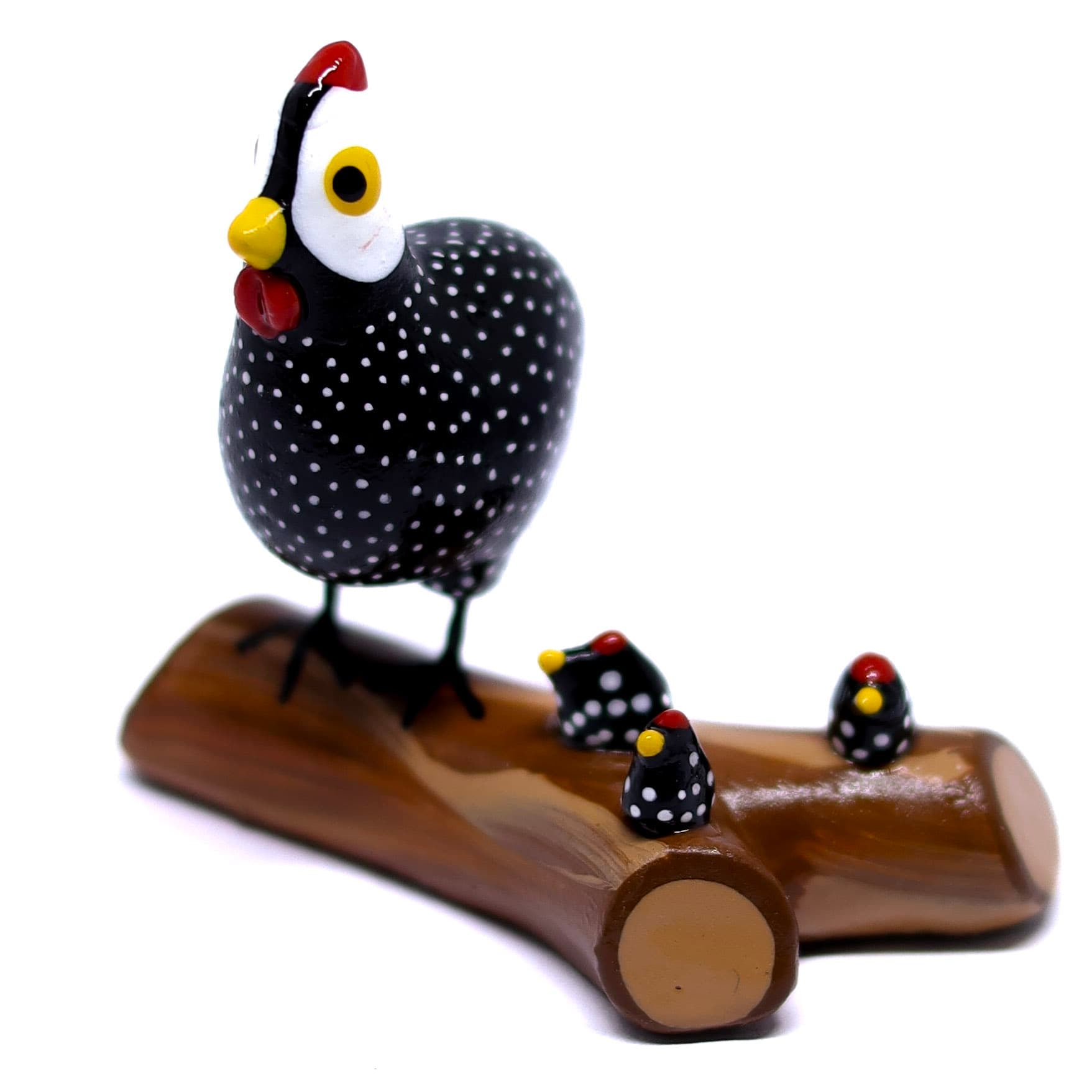 Miniatura Galinha da Angola em Cerâmica 01