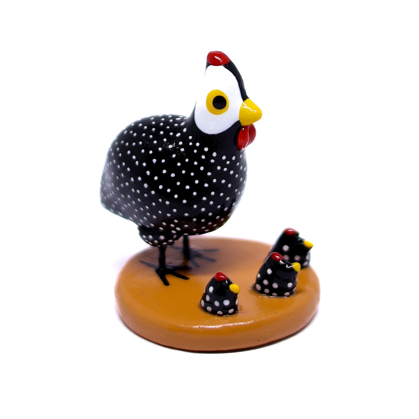 Miniatura Galinha da Angola em Cerâmica 05