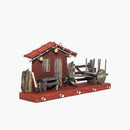 Porta Chaves Cozinha com Carro de Boi