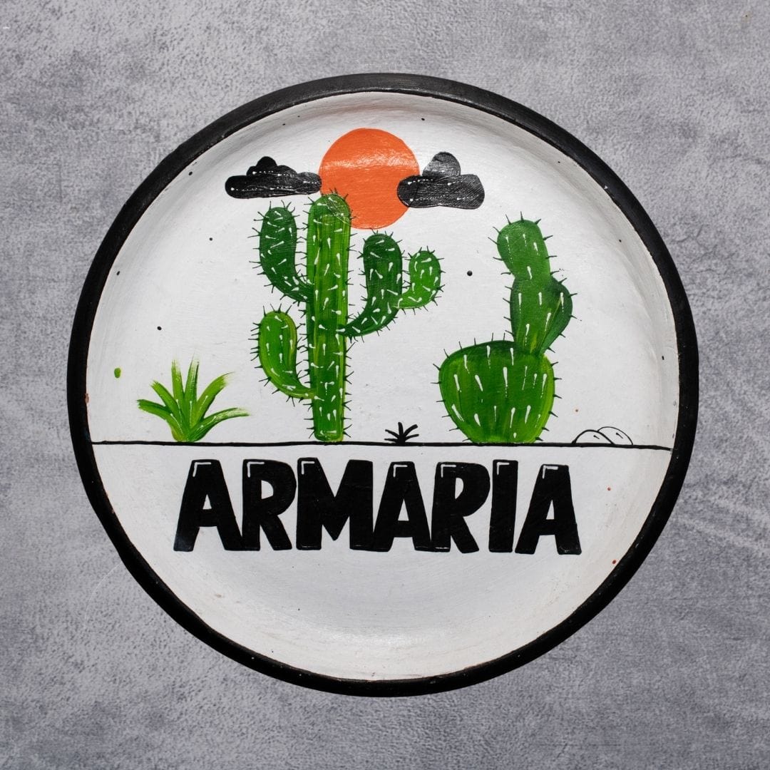 Prato de Cerâmica Armaria 20 cm