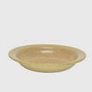 Prato Fundo Bege em Cerâmica