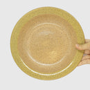 Prato Fundo Bege em Cerâmica