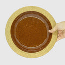 Prato Fundo Marrom em Cerâmica