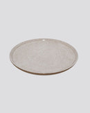 Prato Raso em Cerâmica Branco G
