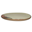 Prato Raso em Cerâmica Cajú M
