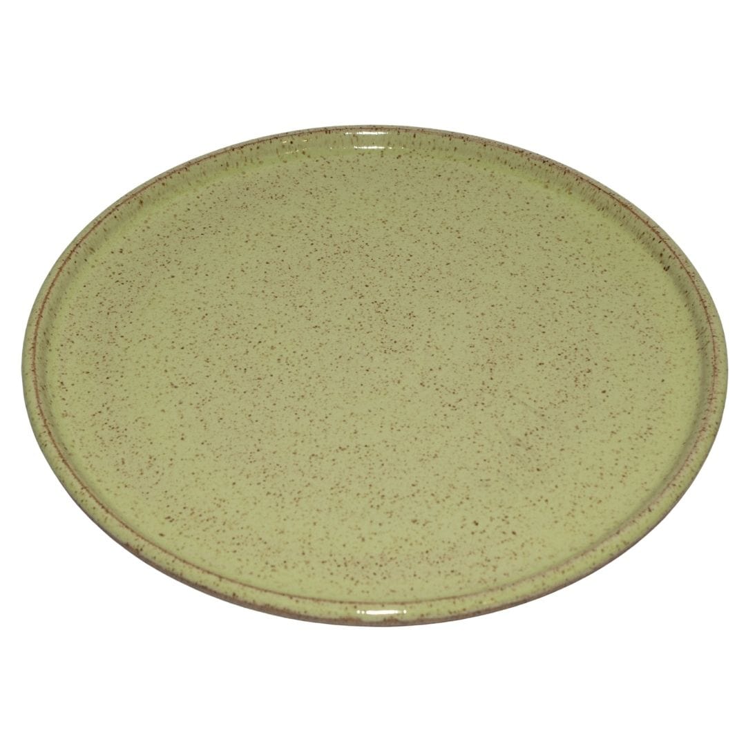 Prato Raso em Cerâmica Verde M