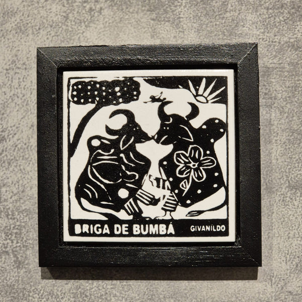 Quadrinho Briga de Bumba 14 X 14 cm